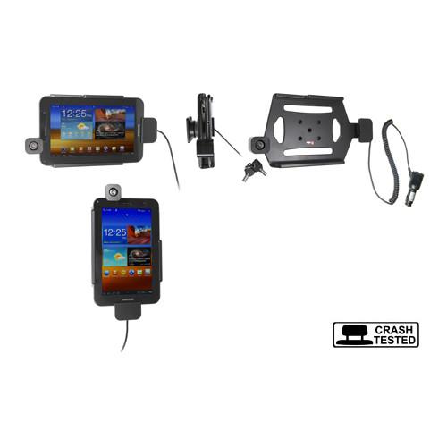 Samsung Galaxy Tab 7.0 Plus Halterung aktiv mit KFZ-Kabel verschlie�bar Brodit 535392 - Restposten