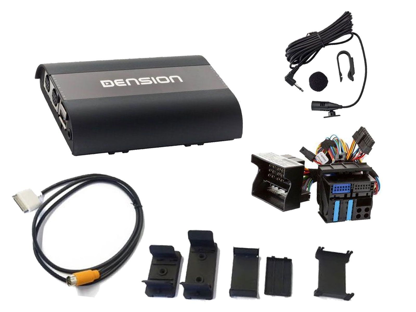 Dension Gateway Pro BT + Dock Cable - Bluetooth / iPod / iPhone / USB Interface - VW - Quadlock