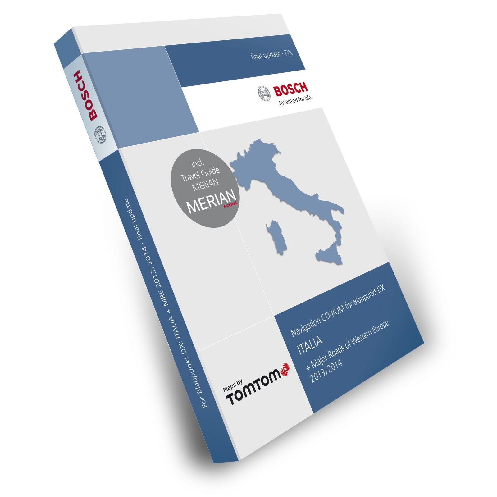 Blaupunkt Tele Atlas TomTom Italien Travelpilot DX 2013/2014 + Hauptstraen Westeuropas MRE
