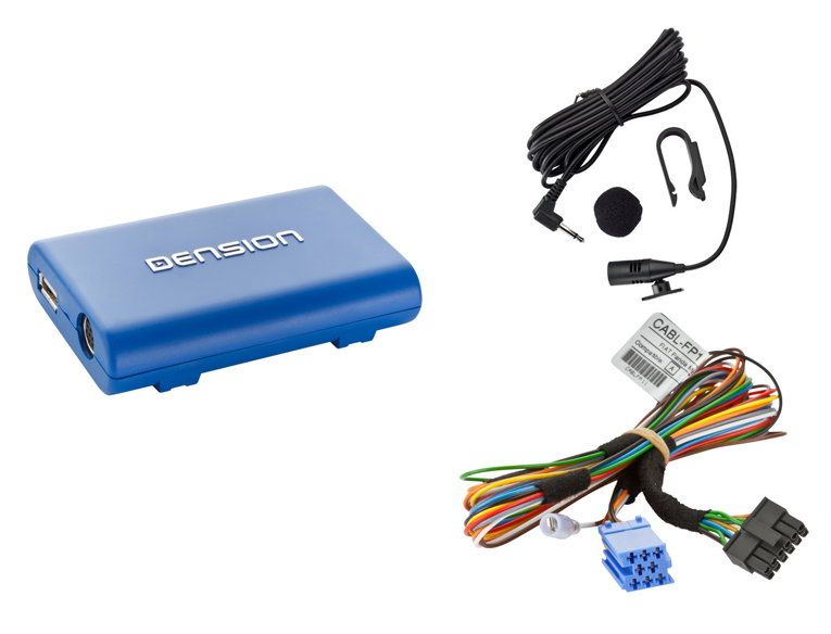 Dension Gateway Lite BT - iPod / iPhone / USB / Bluetooth Interface f�r Fiat Panda (ab 12) - GBL3FP1