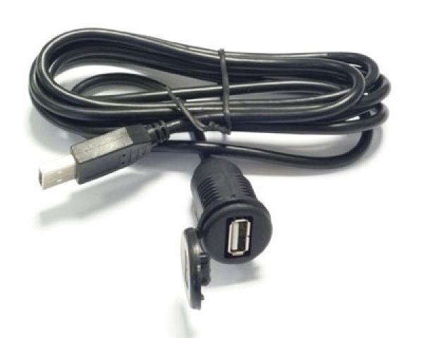 Dietz 25306 - USB Einbaubuchse mit Kabel, Kabell�nge ca. 1,8 m
