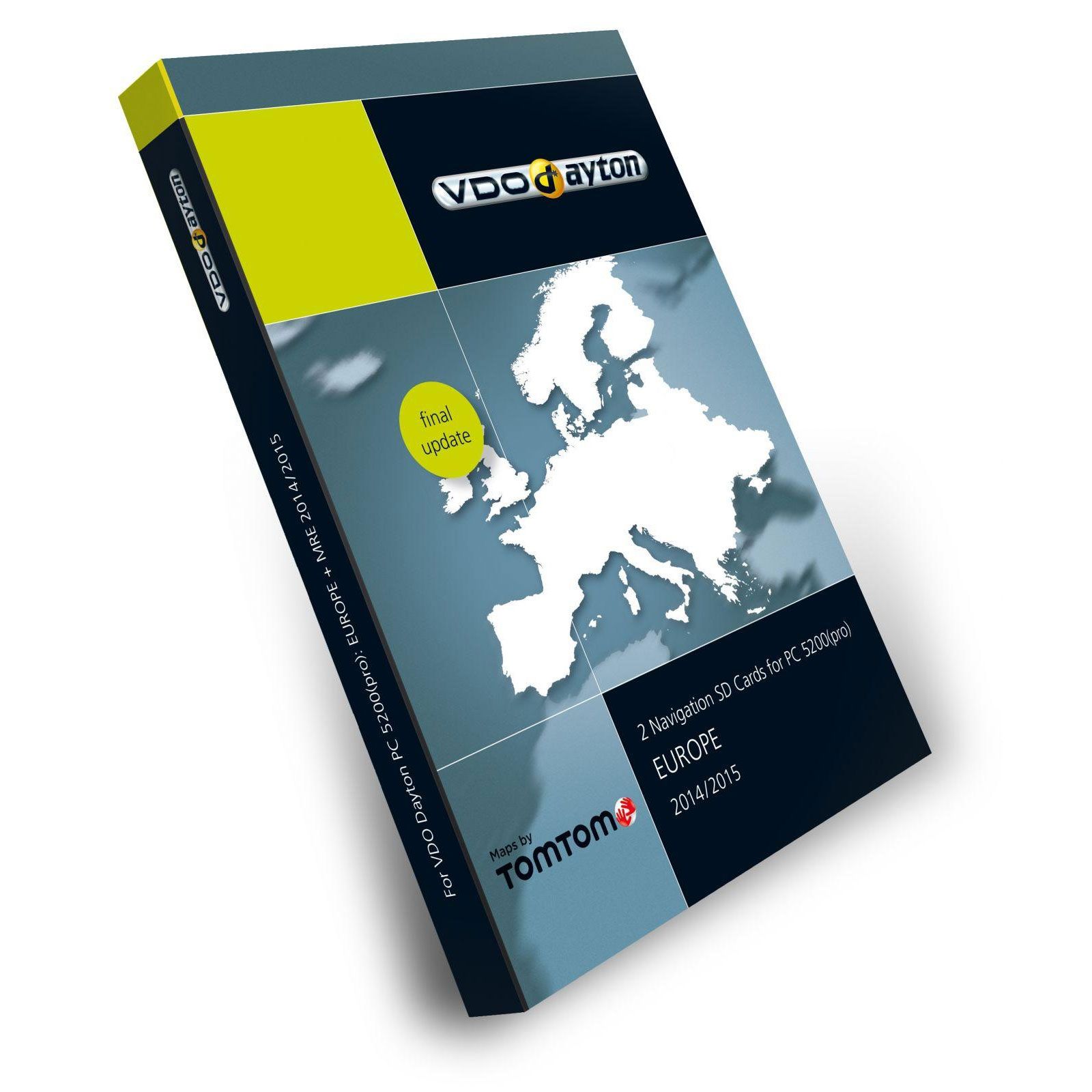 VDO-Dayton Tele Atlas TomTom Europa SD 2014/2015 f�r MS5200 / PC5200