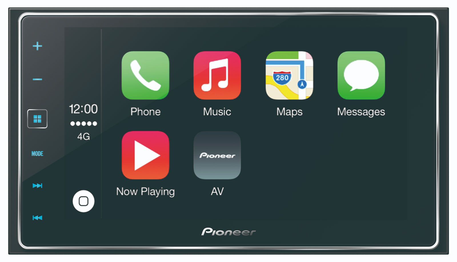 Pioneer SPH-DA120 - Doppel-DIN MP3-Autoradio mit Bluetooth / USB / iPod / CarPlay / AppRadio / AUX