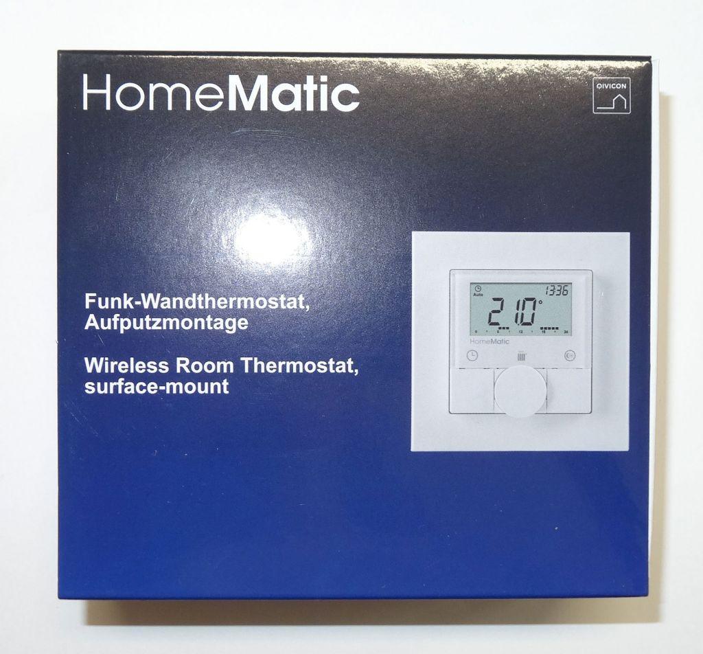 HomeMatic Funk-Wandthermostat, Aufputzmontage - 132030