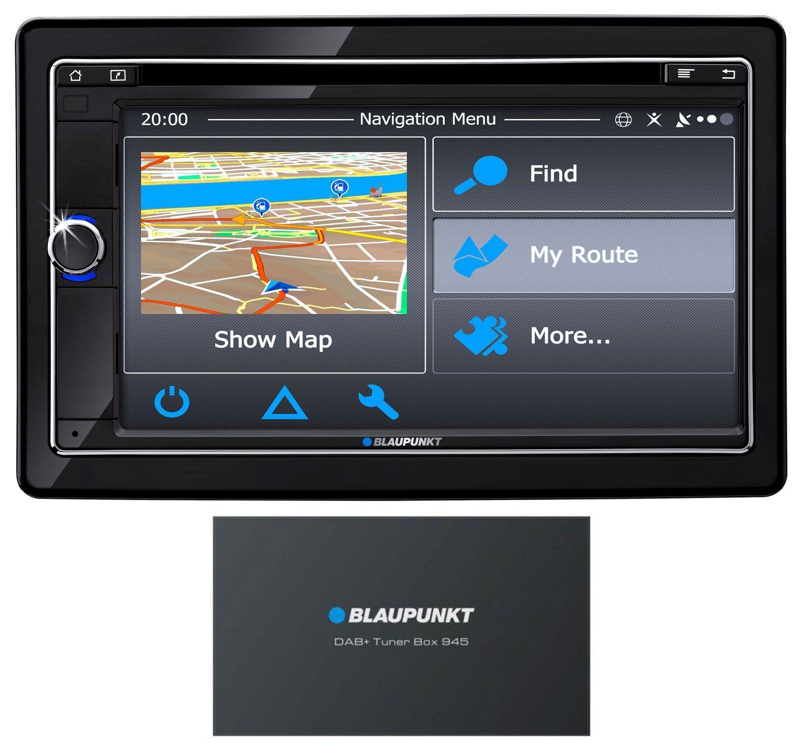 Blaupunkt Cape Town 945 Set - 2-DIN Navigation mit Touchscreen / DAB / Bluetooth / TMC / USB / DVD
