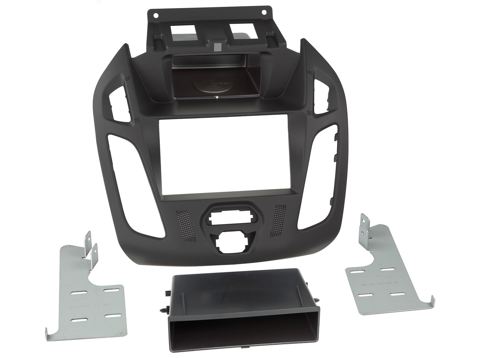 Einbaurahmen f�r DIN Autoradio in Ford Tourneo / Transit (ab 2013) ohne Display - schwarz