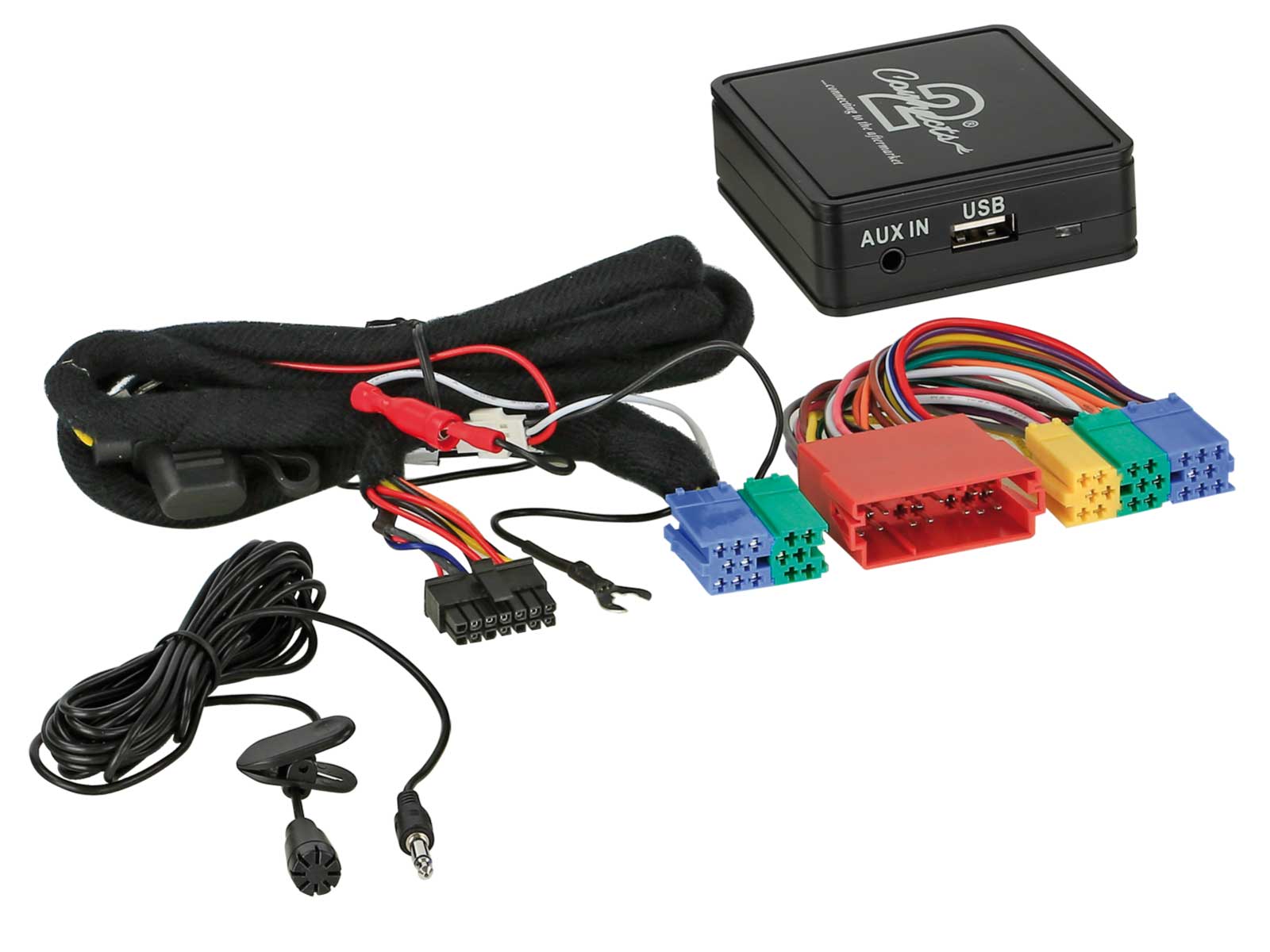 ACV Connects2 Bluetooth / A2DP / Aux-In Interface - Audi mit Mini- ISO Anschluss - 58adbt003