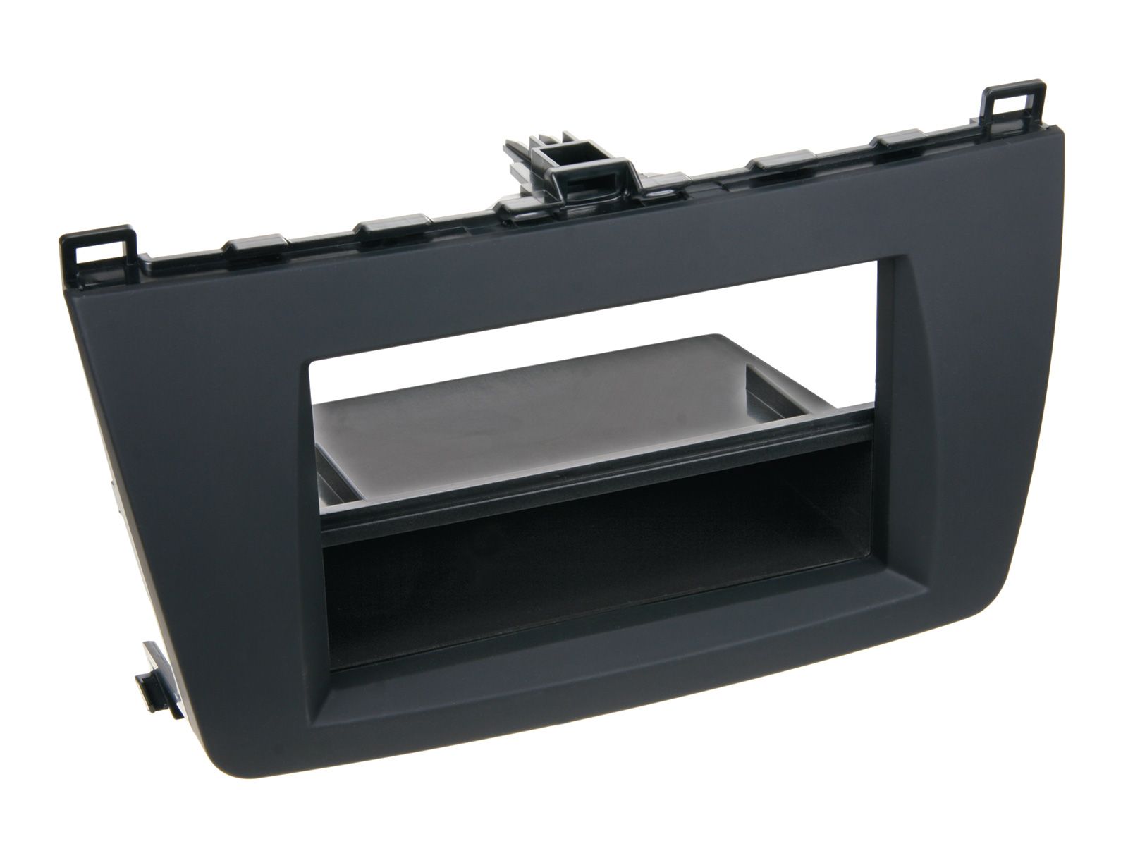 Einbaurahmen f�r DIN Autoradio in Mazda 6 (2008-2012) - schwarz Rubber Touch