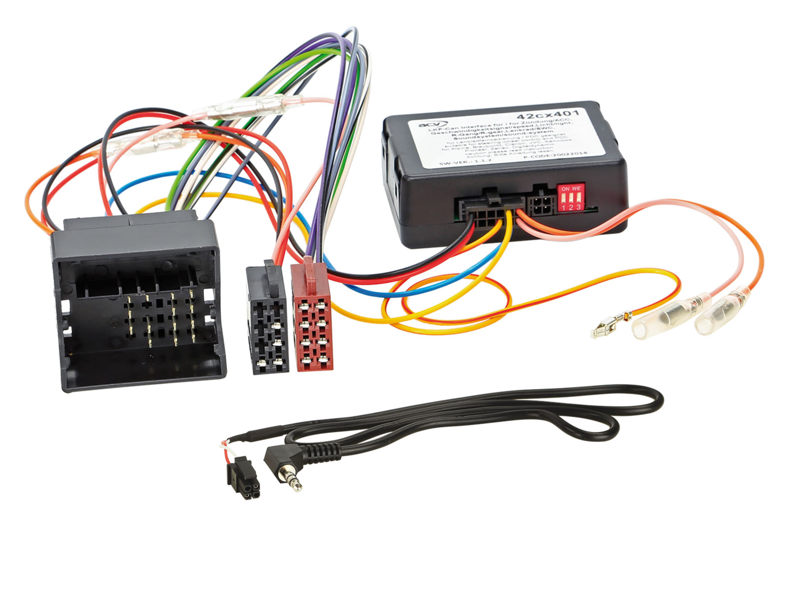 ACV CAN-Bus- / Lenkradadapter f�r Ford Focus / C-Max OEM Sony HU auf Clarion - 42-1120-801