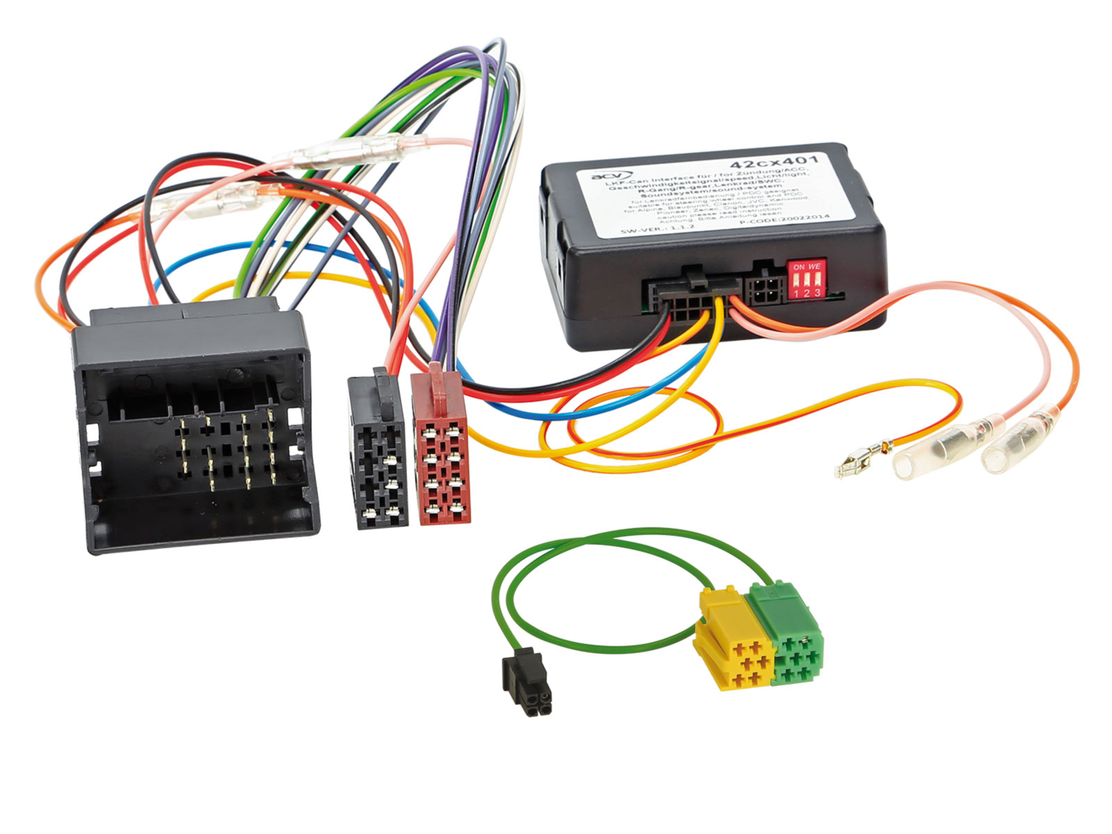 ACV CAN-Bus- / Lenkradadapter f�r Ford Focus / C-Max OEM Sony HU auf Blaupunkt - 42-1120-501