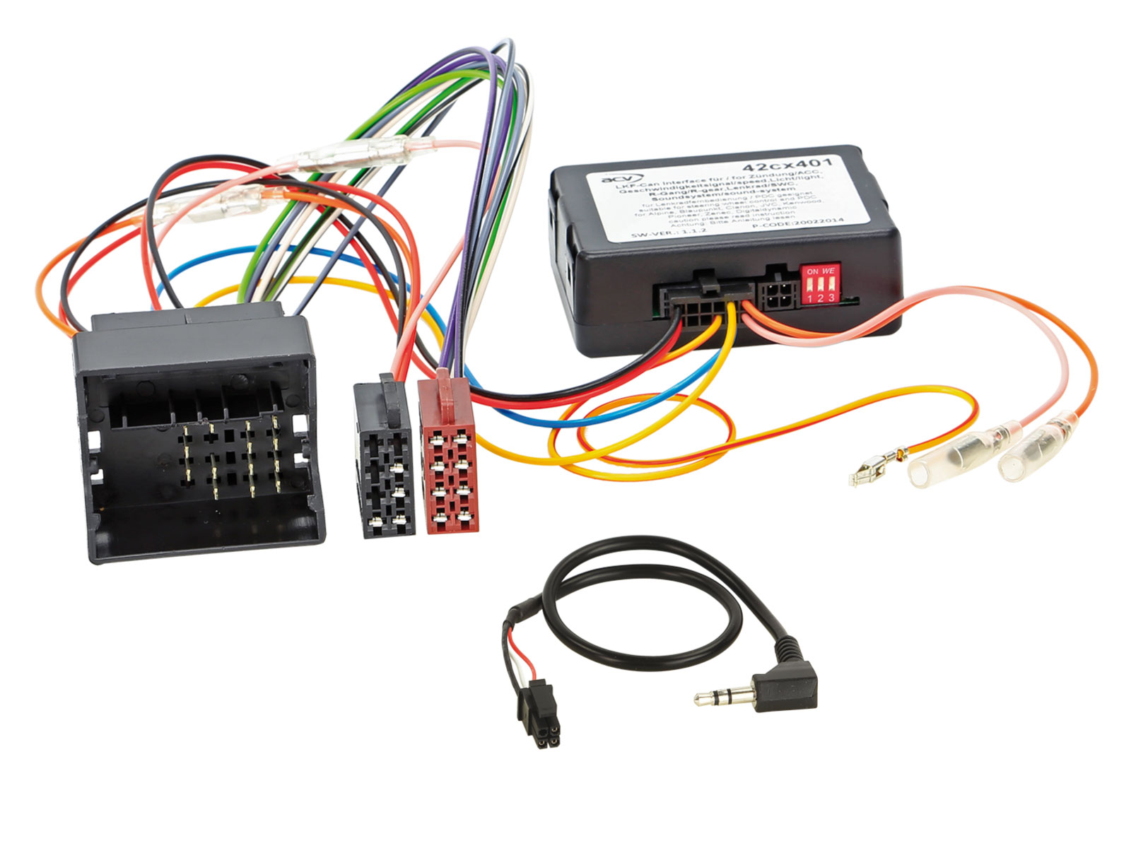 ACV CAN-Bus- / Lenkradadapter f�r Ford Focus / C-Max OEM Sony HU auf Pioneer - 42-1120-301