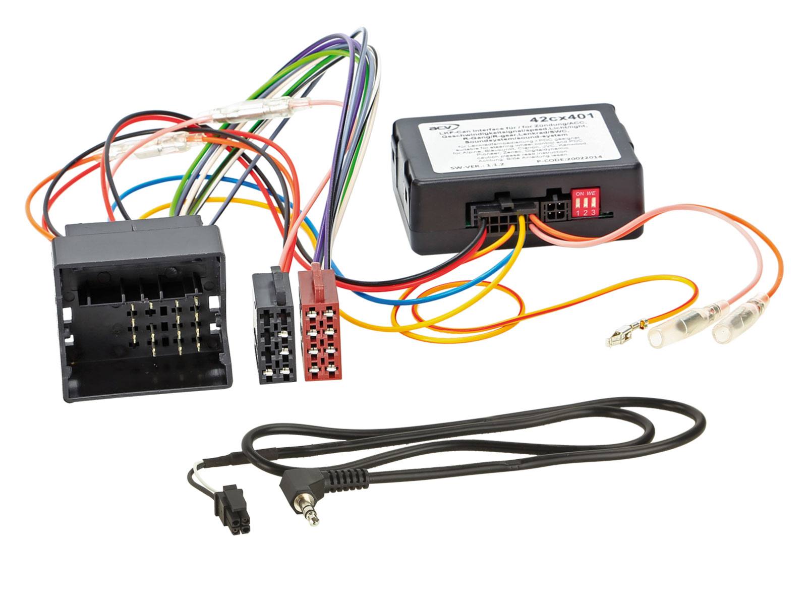 ACV CAN-Bus- / Lenkradadapter f�r Ford Focus / C-Max OEM Sony HU auf Alpine - 42-1120-101