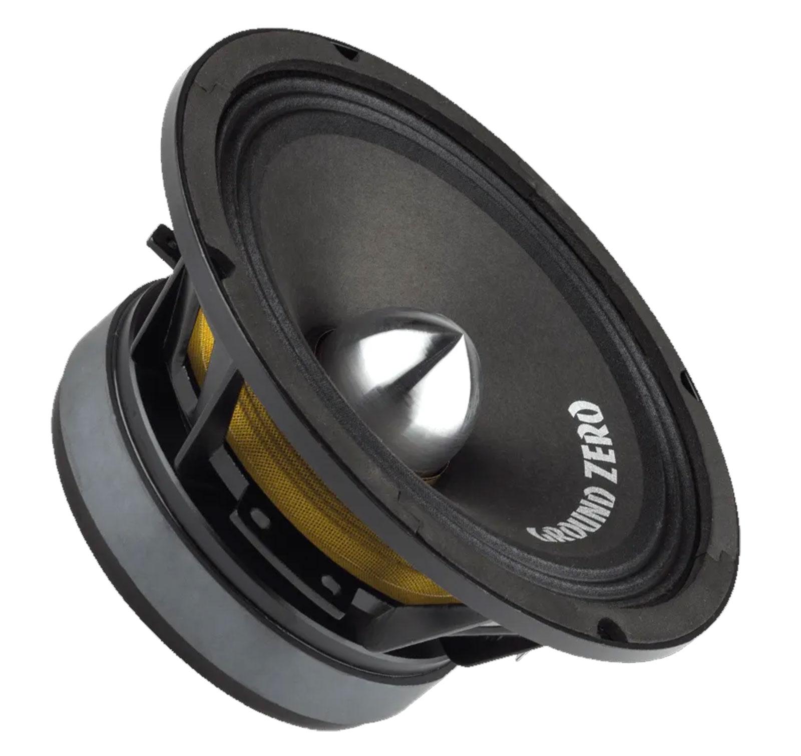 Ground Zero GZCM 8-4PPX - 20 cm Doppelmembran-Lautsprecher mit 500 Watt (RMS: 200 Watt)