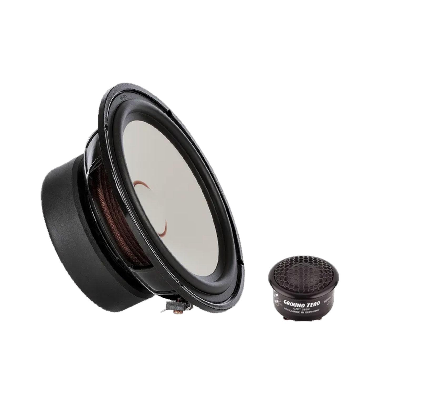 Ground Zero GZPC 165SQ-ACT - 16,5 cm Komponenten-Lautsprecher mit 250 Watt (RMS: 130 Watt)