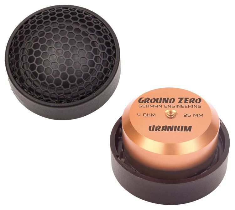 Ground Zero GZHT 25SQ - 2,5 cm Hocht�ner-Lautsprecher mit 110 Watt (RMS: 70 Watt)
