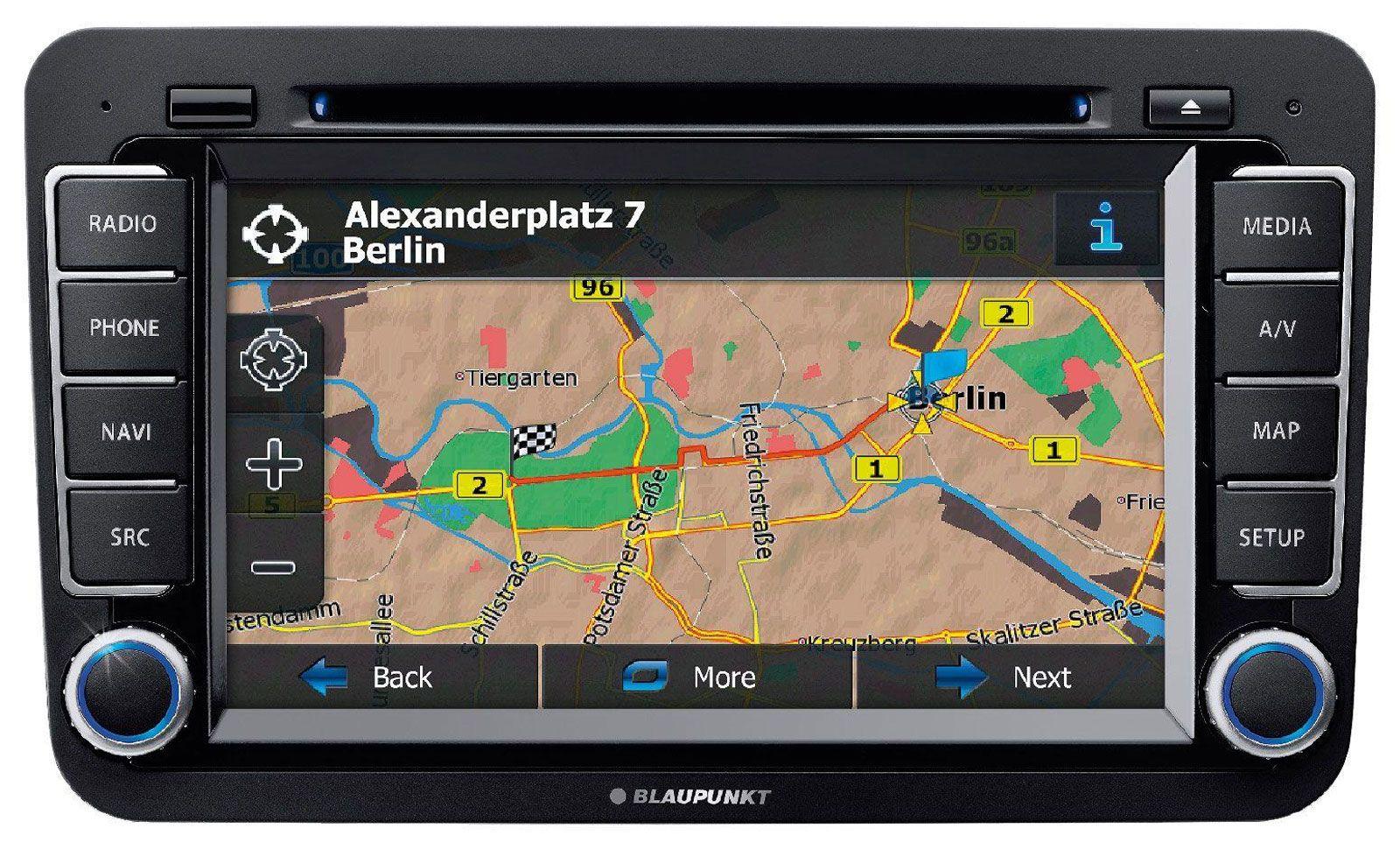Blaupunkt Philadelphia 845 - Navigation mit Touchscreen / Bluetooth / TMC / USB / iPod / DVD / 3D