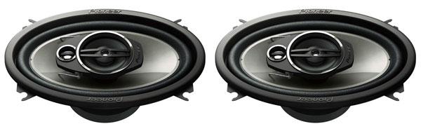 Pioneer TS-A4633i - 10x15 cm (4x6 Zoll) 3-Wege-Lautsprecher mit 200 Watt (RMS: 30 Watt)
