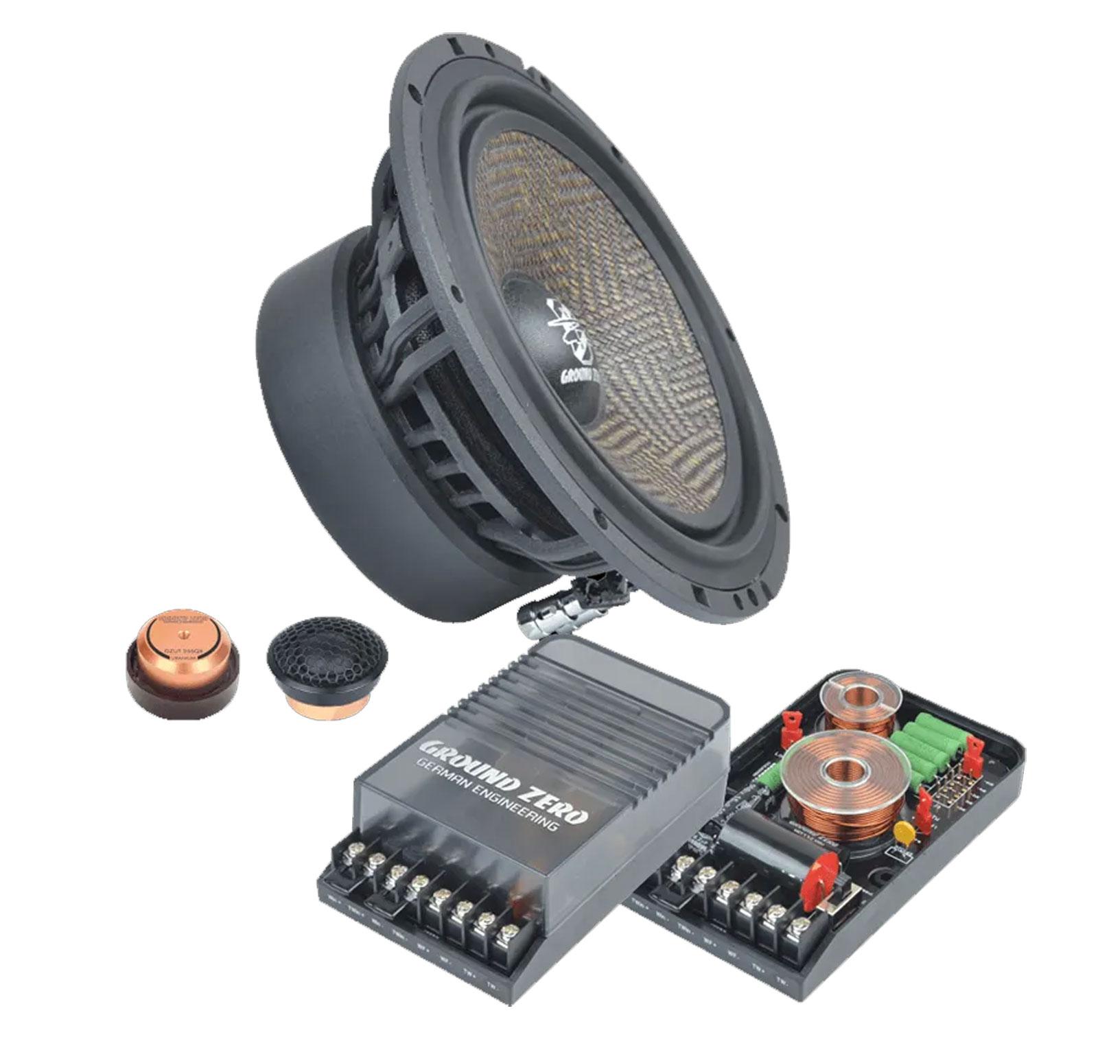 Ground Zero GZUC 650SQX - 16,5 cm Komponenten-Lautsprecher mit 140 Watt (RMS: 220 Watt)
