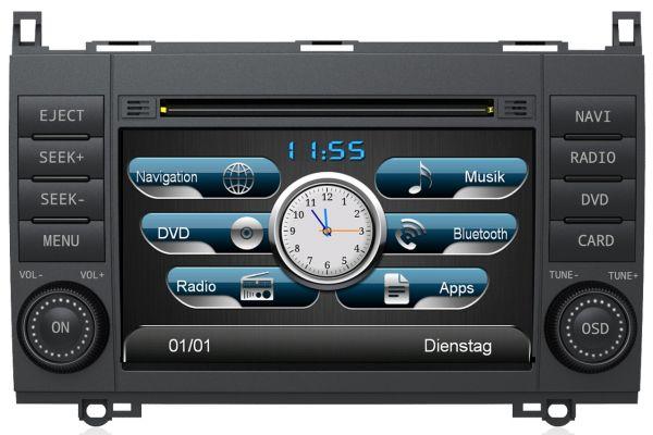 AL-CAR EASINAV Drive 67916 - Navigationssystem für Mercedes A- / B-Klasse, Sprinter, Viano, Vito