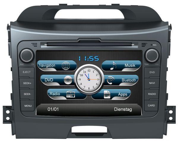 AL-CAR EASINAV Drive 67049 - Navigationssystem für KIA Sportage III (ab 2010)