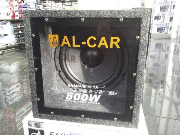 AL-CAR EasiSub 10.1A - 25 cm Aktiv Subwoofer mit 500 Watt (RMS: 120 Watt)