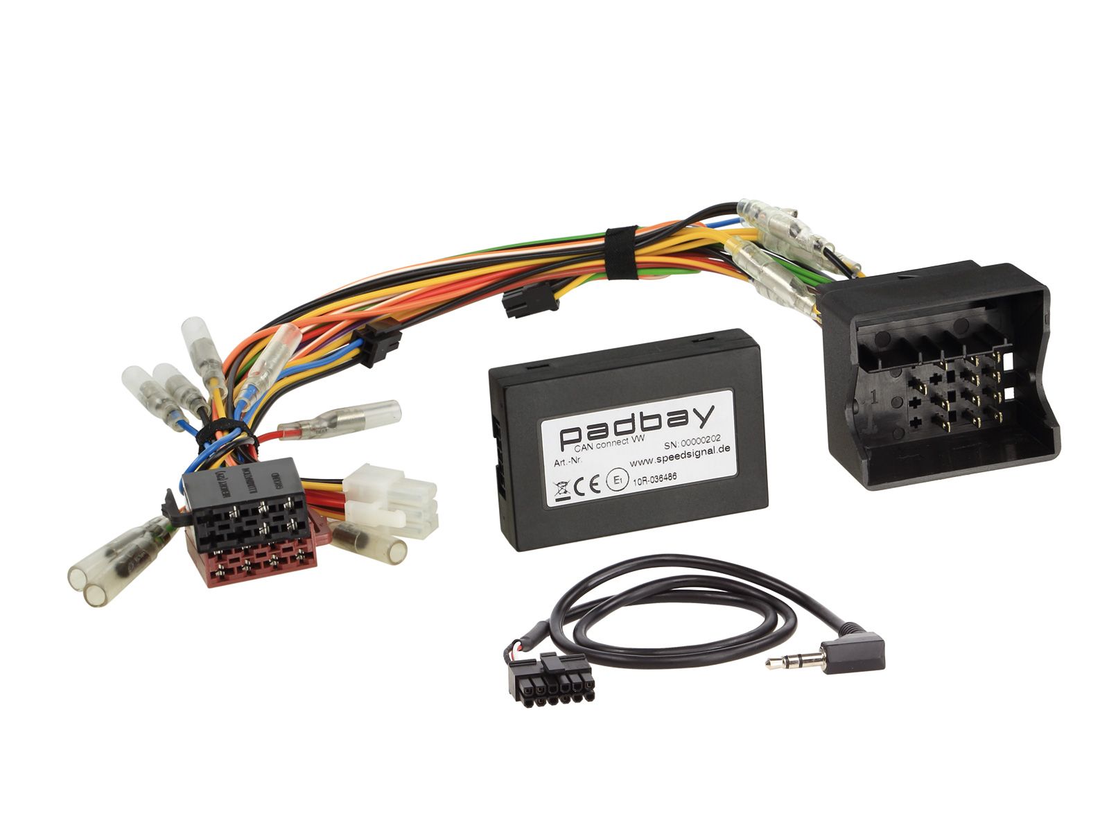 ACV Padbay CAN-Bus- / Lenkradadapter f�r Seat, Skoda, VW (wei�es Display) auf Sony - 41-1324-602