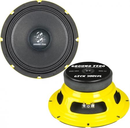 Ground Zero GZCK 200SPL - 20 cm Doppelmembran-Lautsprecher mit 300 Watt (RMS: 150 Watt)