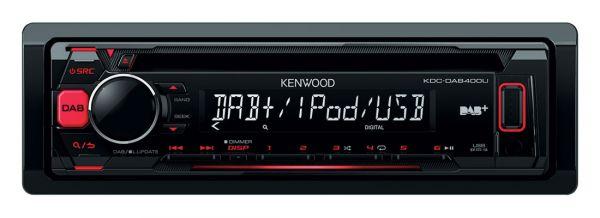 Kenwood KDC-DAB400U - CD/MP3-Autoradio mit DAB / USB / iPod / AUX-IN