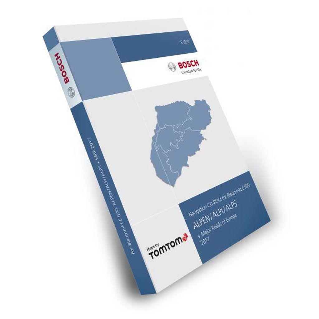 Blaupunkt Tele Atlas TomTom Alpen TravelPilot E (EX) 2017 (2 CD) + Major Roads of Europe