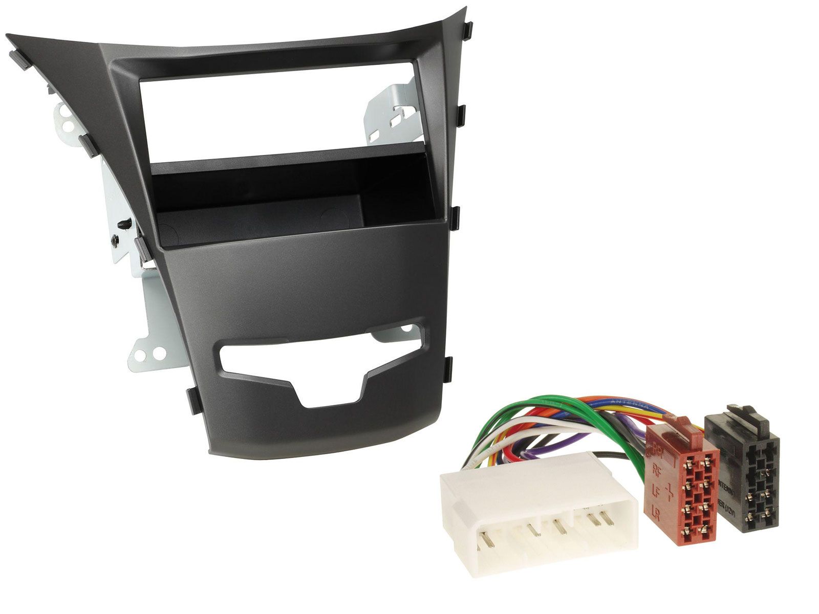 Radioeinbauset f�r DIN Autoradio in SsangYong Korando (ab 2013)