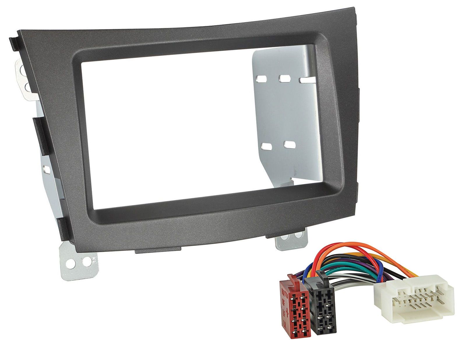 Radioeinbauset f�r Doppel DIN Autoradio in SSang Young Tivoli (ab 2015) - anthrazit