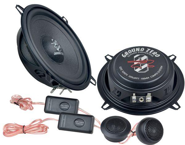 Ground Zero GZIC 525FX - 13 cm Komponenten-Lautsprecher mit 120 Watt (RMS: 80 Watt)