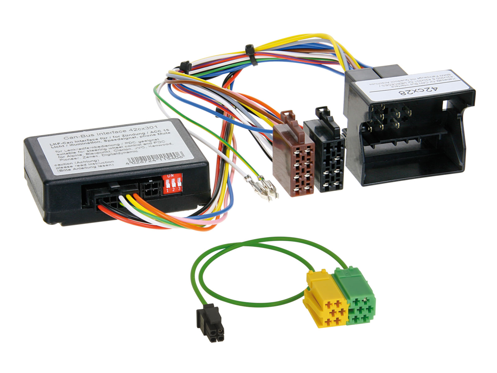 ACV CAN-Bus- / Lenkradadapter fr Porsche Cayenne / 911 / Boxter auf Blaupunkt - 42-1323-501