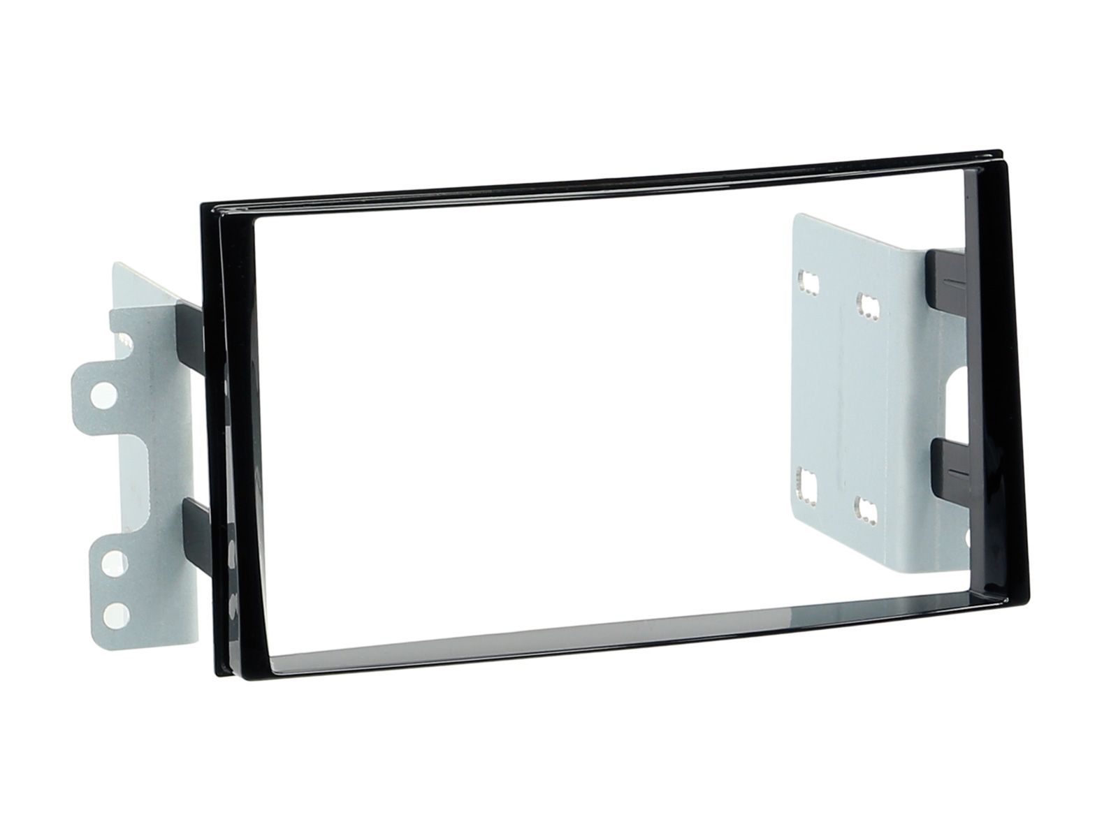 Einbaurahmen f�r Doppel DIN Autoradio in Kia Carens 3 (2011-2013) - Klavierlack