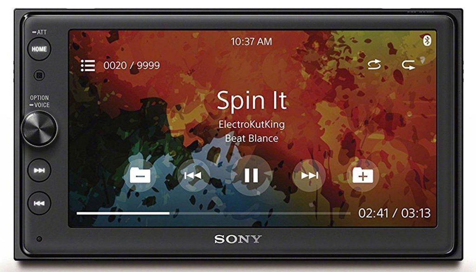 Sony XAV-AX100 - Doppel-DIN MP3-Autoradio mit Touchscreen / Bluetooth / USB / iPod / CarPlay / AUX