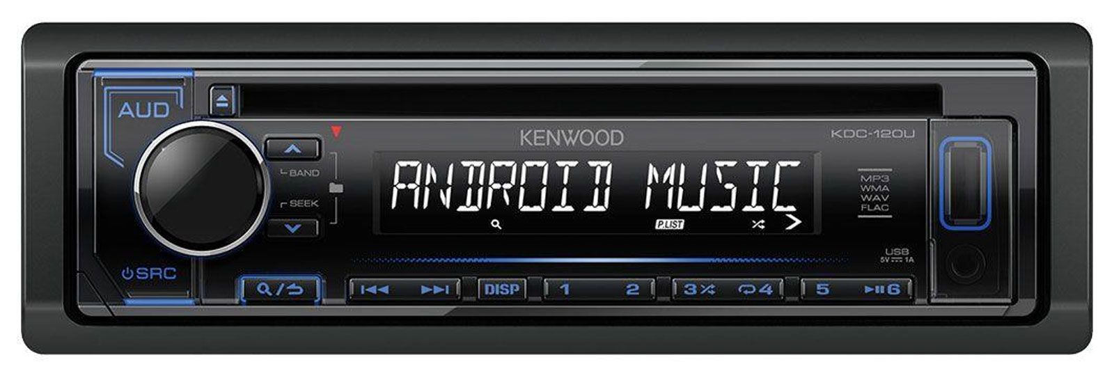 Kenwood KDC-110 / 120UB - CD/MP3-Autoradio mit USB / AUX-IN