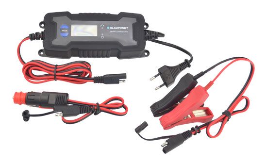 Blaupunkt Smart Charger 170 - Intelligentes Batterieladeger�t, LC-Display, 6V - 12 V