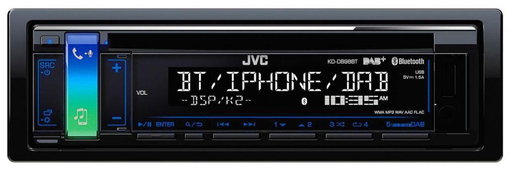 JVC KD-DB98BT - CD/MP3-Autoradio mit Bluetooth / DAB / USB / iPod / AUX-IN