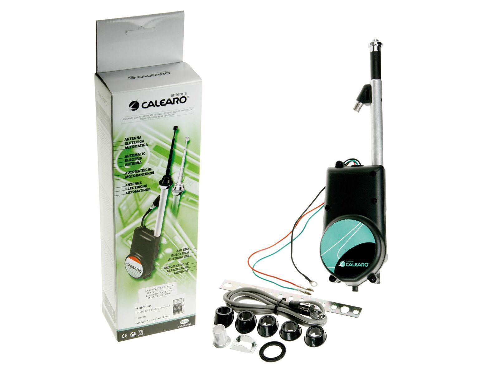 ACV Teleskopantenne elektrisch chrom - Radio AM - FM - Calearo - 15-7677150