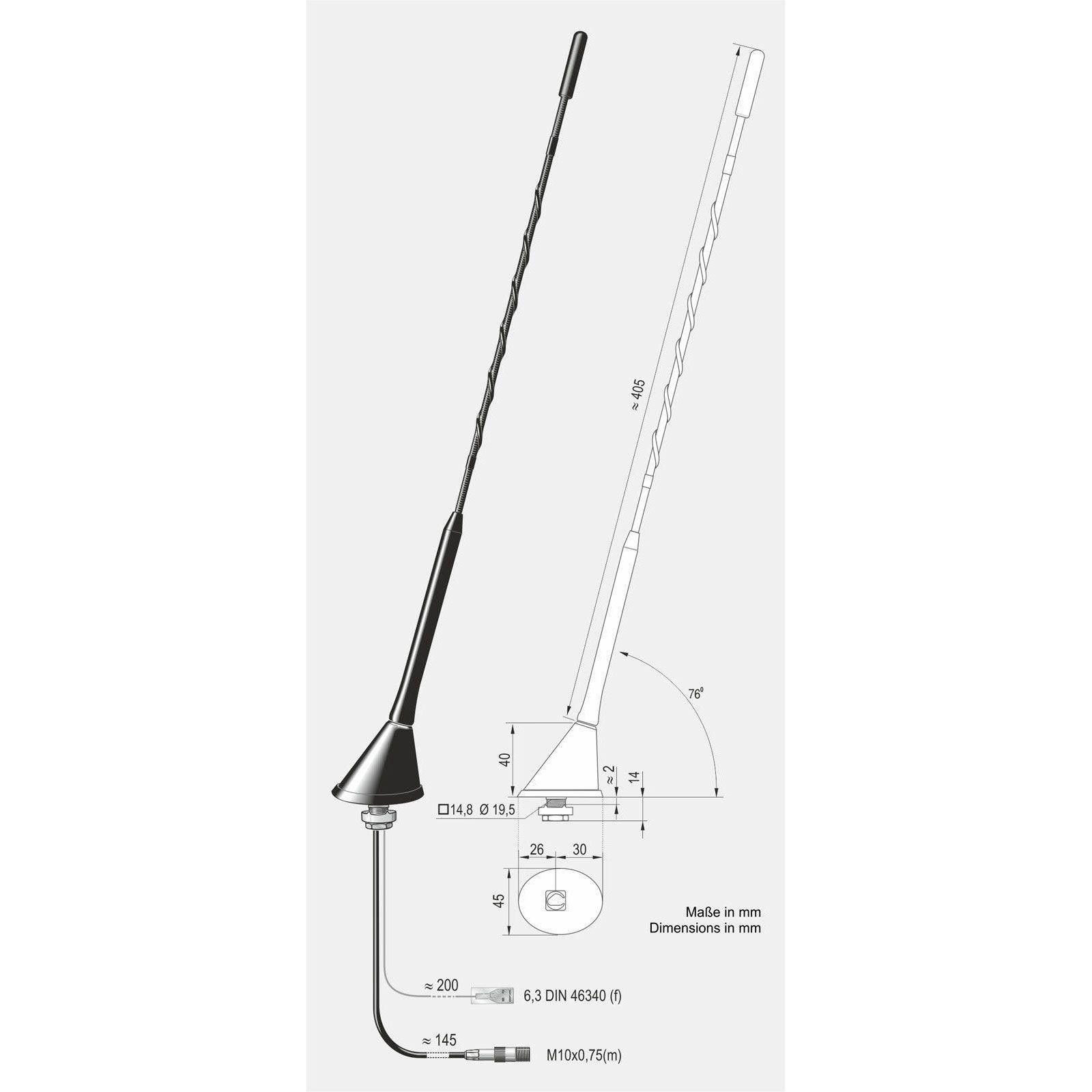 Antenne Bad Blankenburg - Flexantenne Radio - aktiv - 2112.05