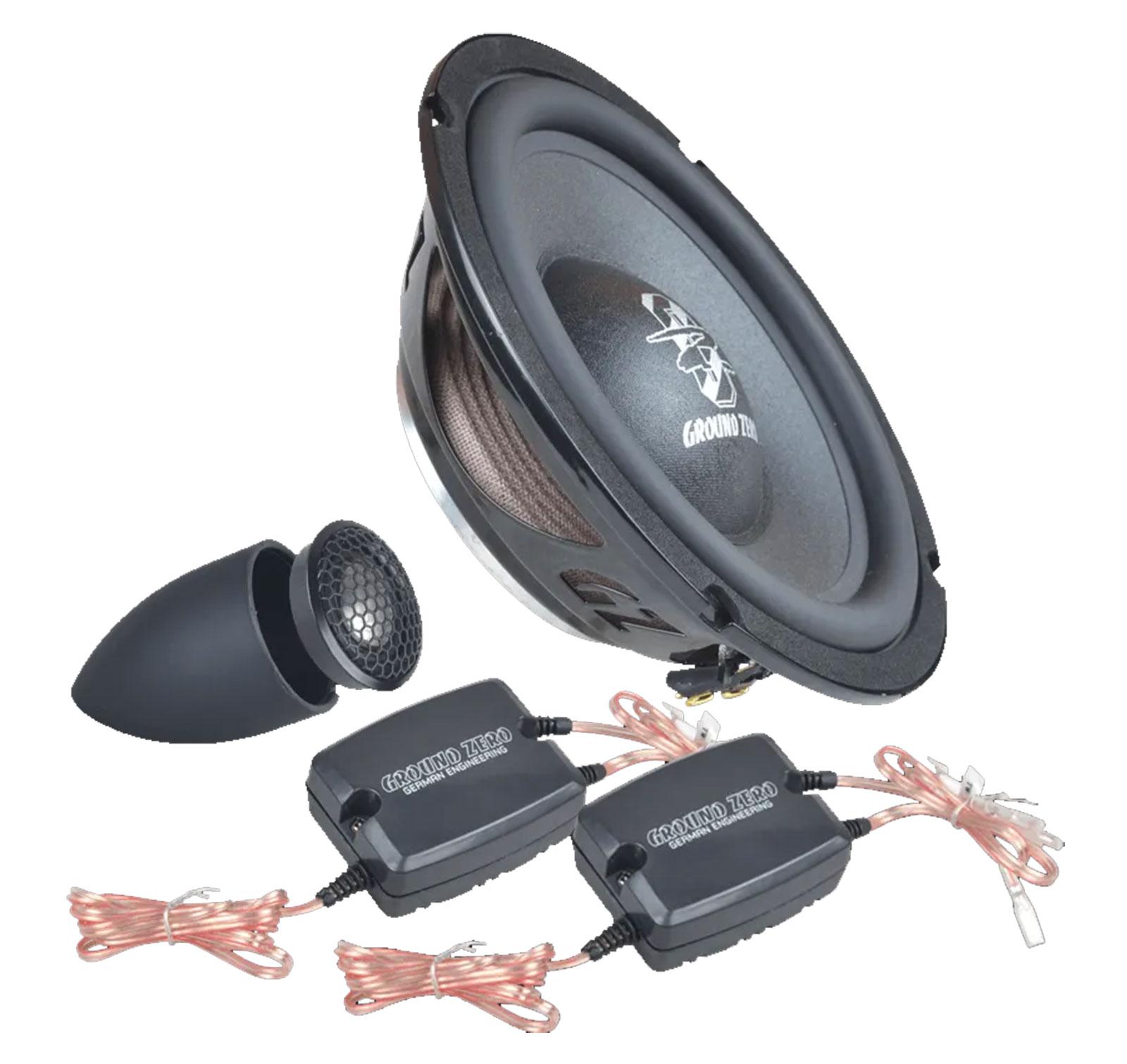 Ground Zero GZRC 165NEO-IV - 16,5 cm Komponenten-Lautsprecher mit 170 Watt (RMS: 110 Watt)