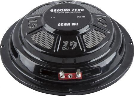 Ground Zero GZRW 8FL - 20 cm Passiv Subwoofer mit 250 Watt (RMS: 150 Watt)