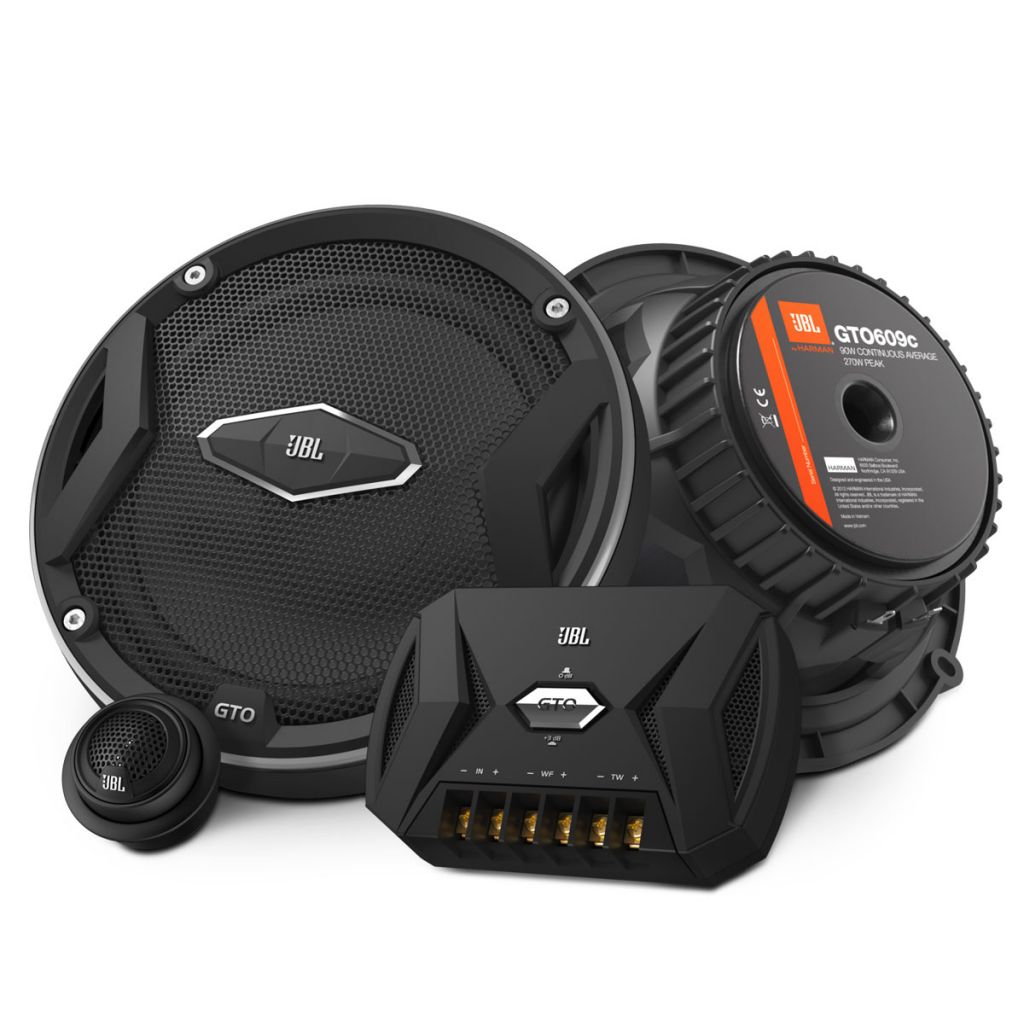 JBL GTO609C - 16,5 cm Komponenten-Lautsprecher mit 270 Watt (RMS: 90 Watt)