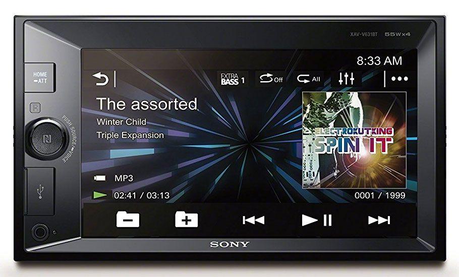 Sony XAV-V631BT - Doppel-DIN MP3-Autoradio mit Touchscreen / Bluetooth / USB / iPod / AUX-IN