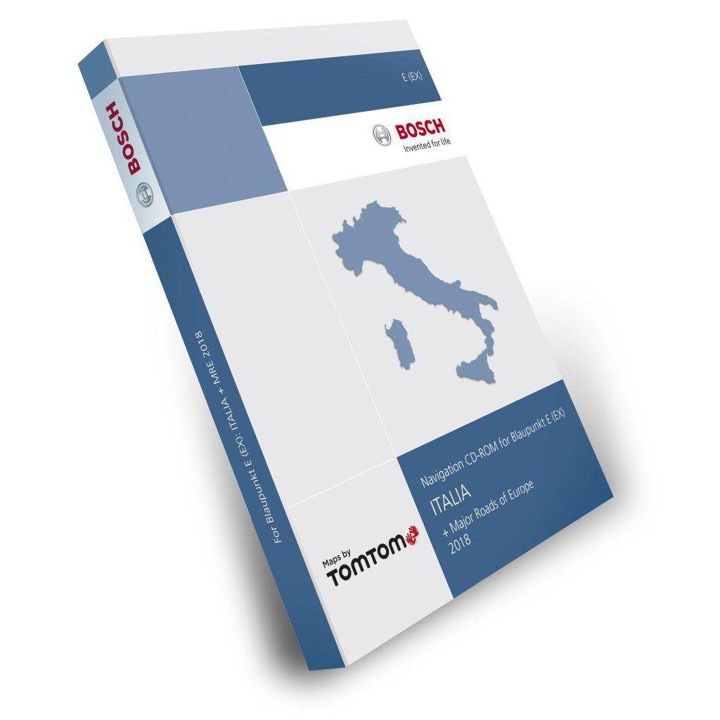 Blaupunkt Tele Atlas TomTom Italien TravelPilot E (EX) 2018 (2 CD) + Major Roads of Europe