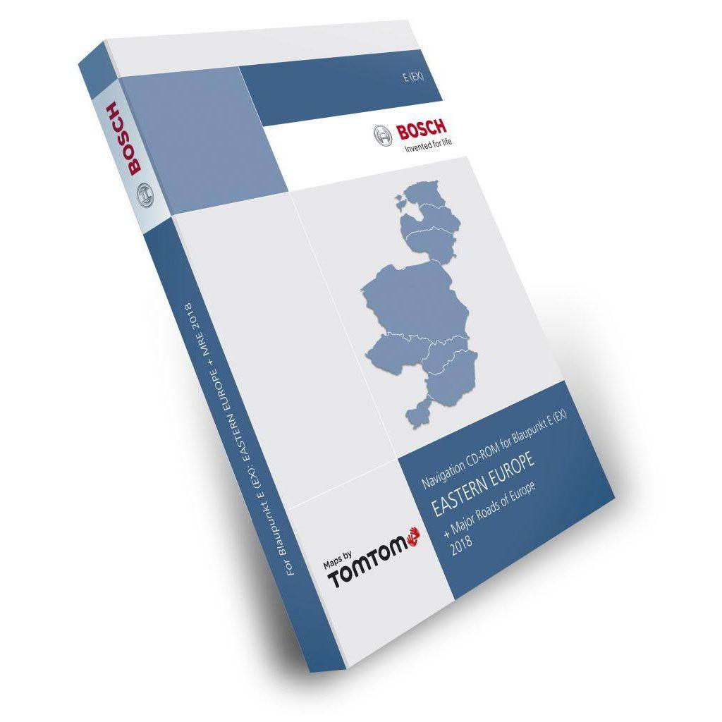Blaupunkt Tele Atlas TomTom Osteuropa TravelPilot E (EX) 2018 (2 CD) + Major Roads of Europe
