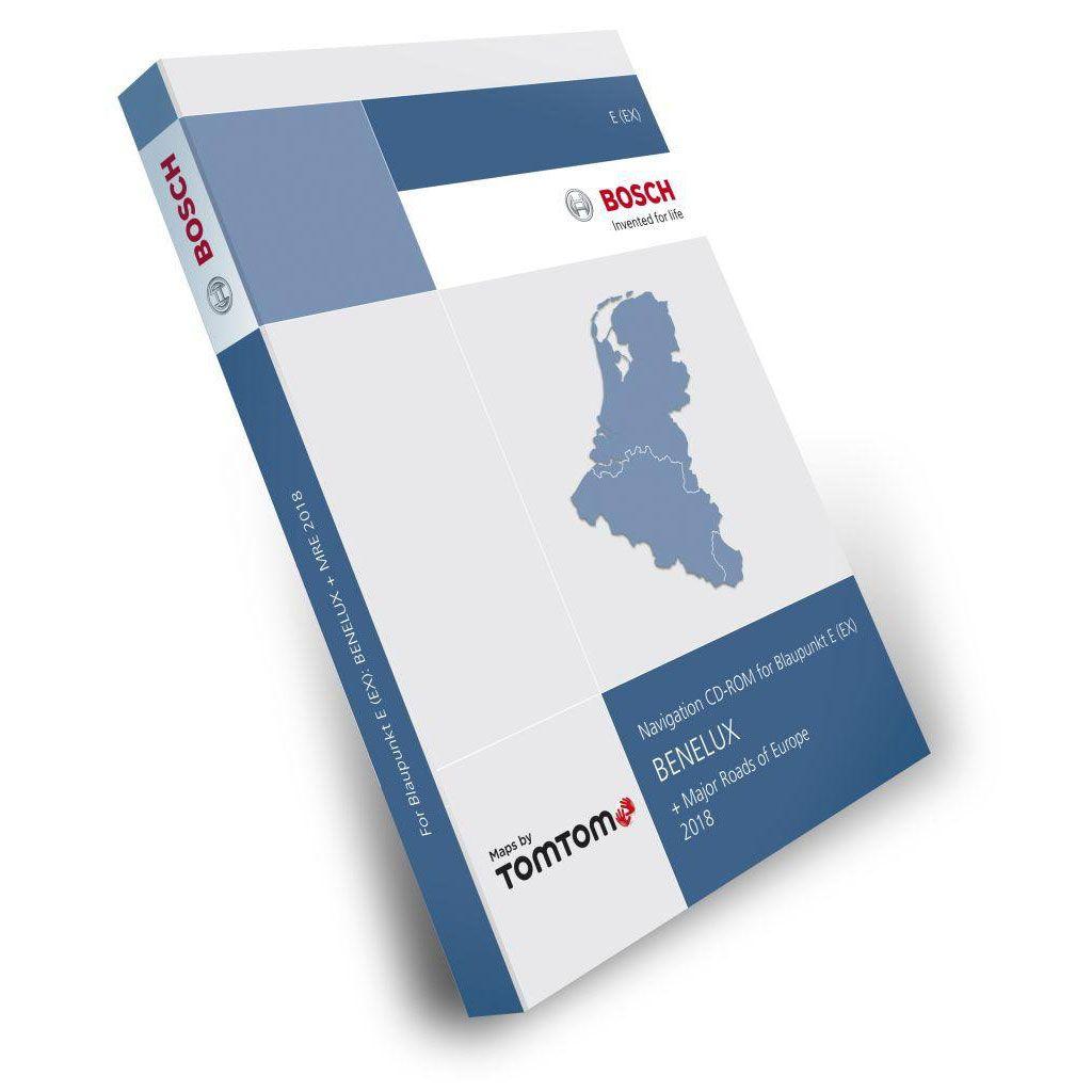 Blaupunkt Tele Atlas TomTom Benelux TravelPilot E (EX) 2018 (2 CD) + Major Roads of Europe