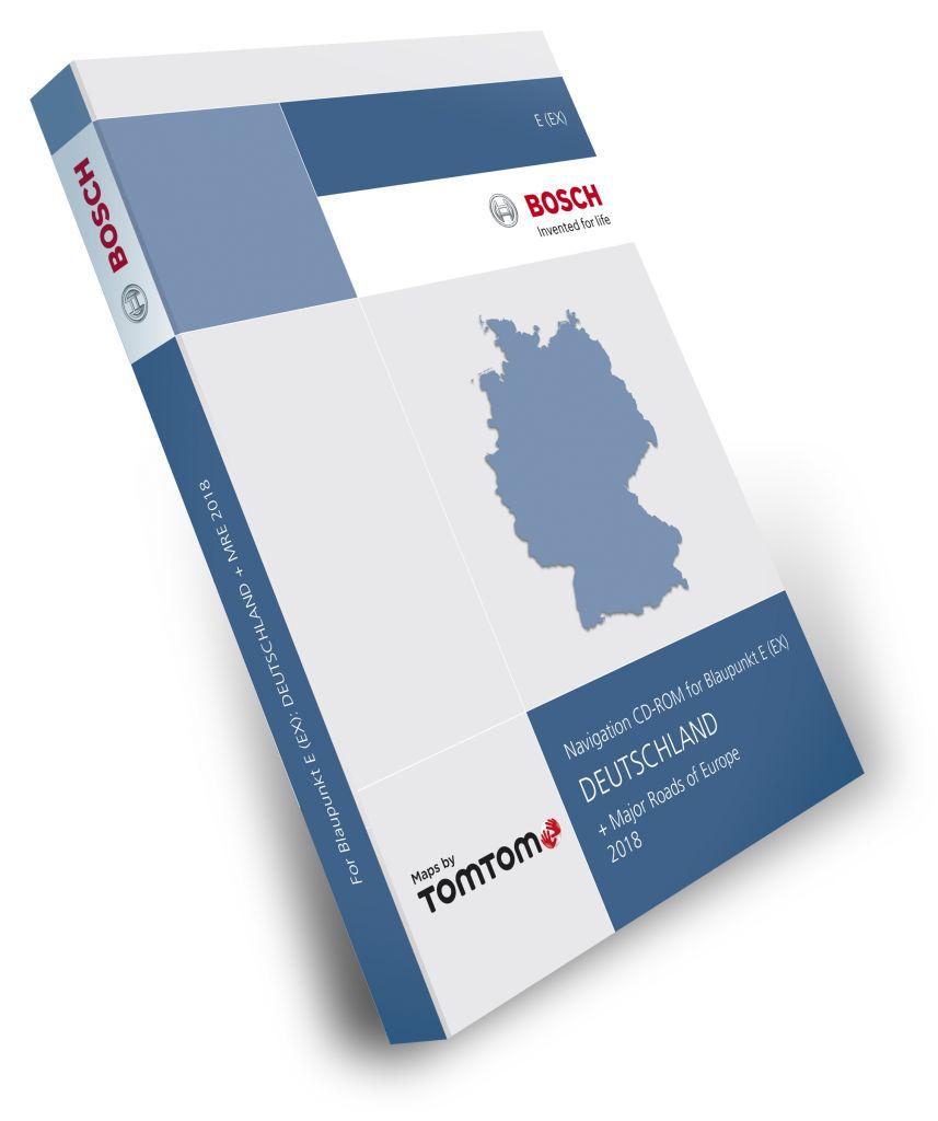 Blaupunkt Tele Atlas TomTom Deutschland TravelPilot E (EX) 2018 (2 CD) + Major Roads of Europe