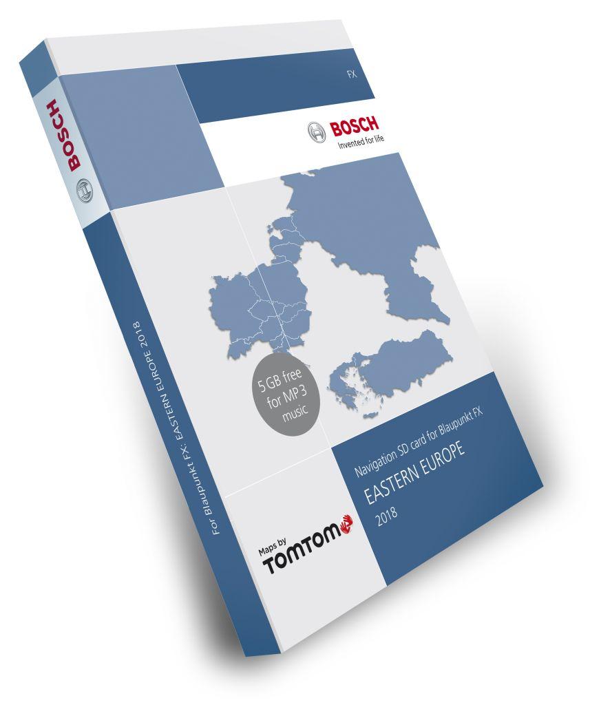 Blaupunkt Tele Atlas TomTom Ost Europa Paket FX 2018 - SD-Karte