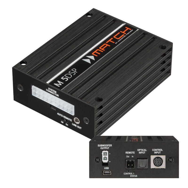 MATCH M 5DSP - 5-Kanal Endstufe mit 800 Watt (RMS: 400 Watt)